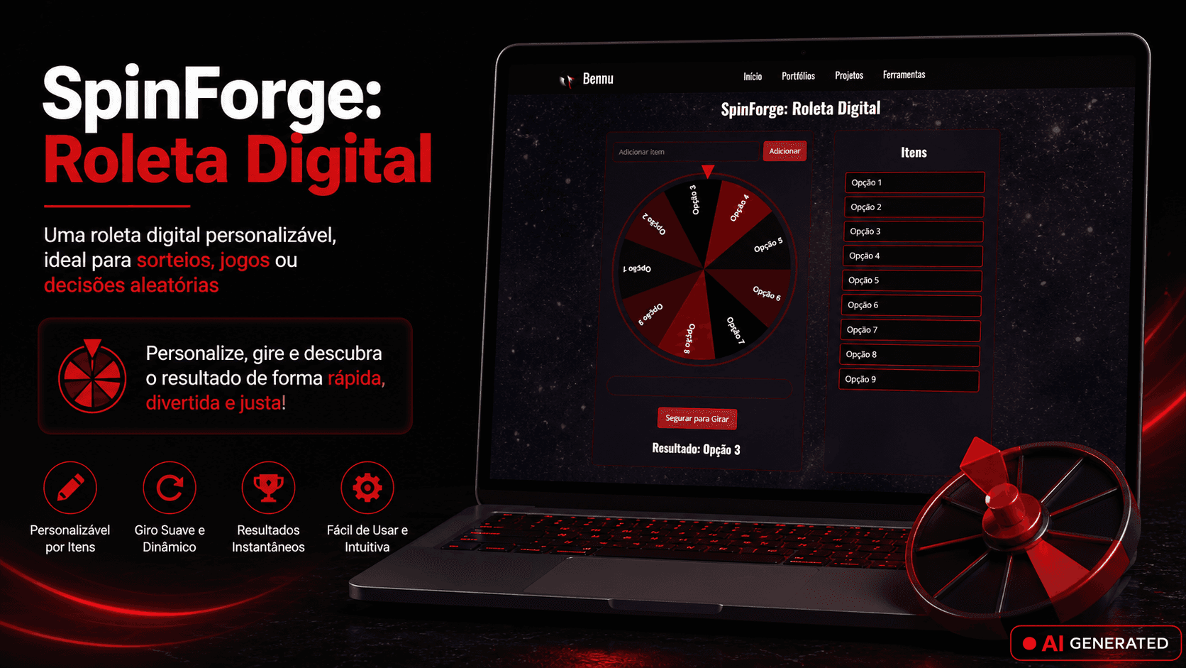 Imagem da ferramenta Spin Forge